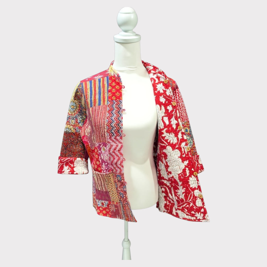Quilted Jacket - Patchwork/Reversible