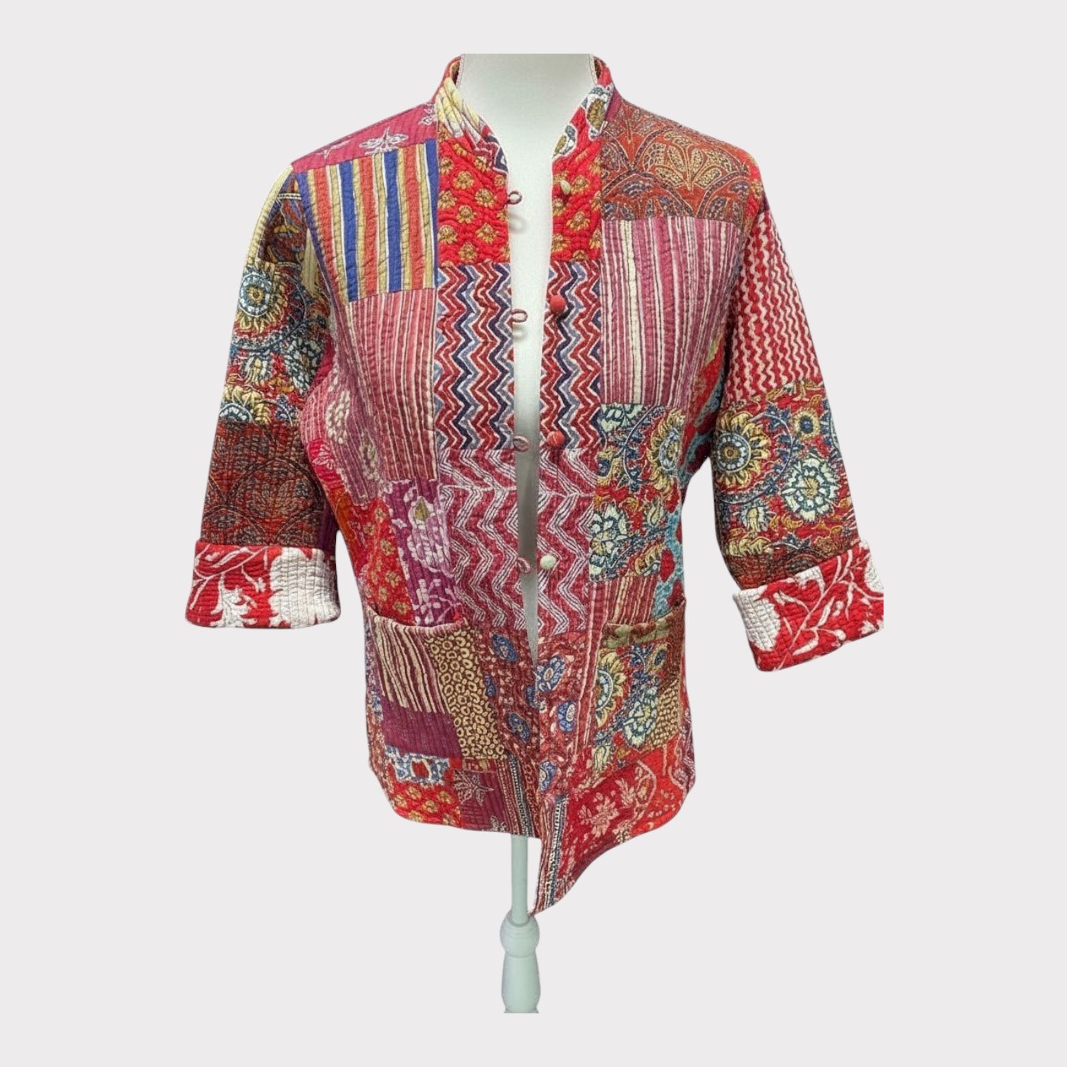 Quilted Jacket - Patchwork/Reversible