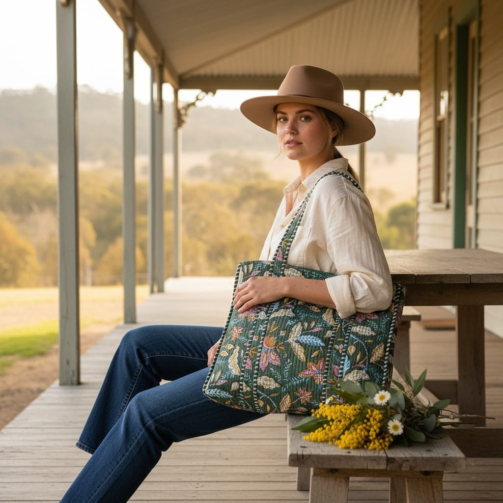 Reversible Quilted Tote - **Latest Drop**