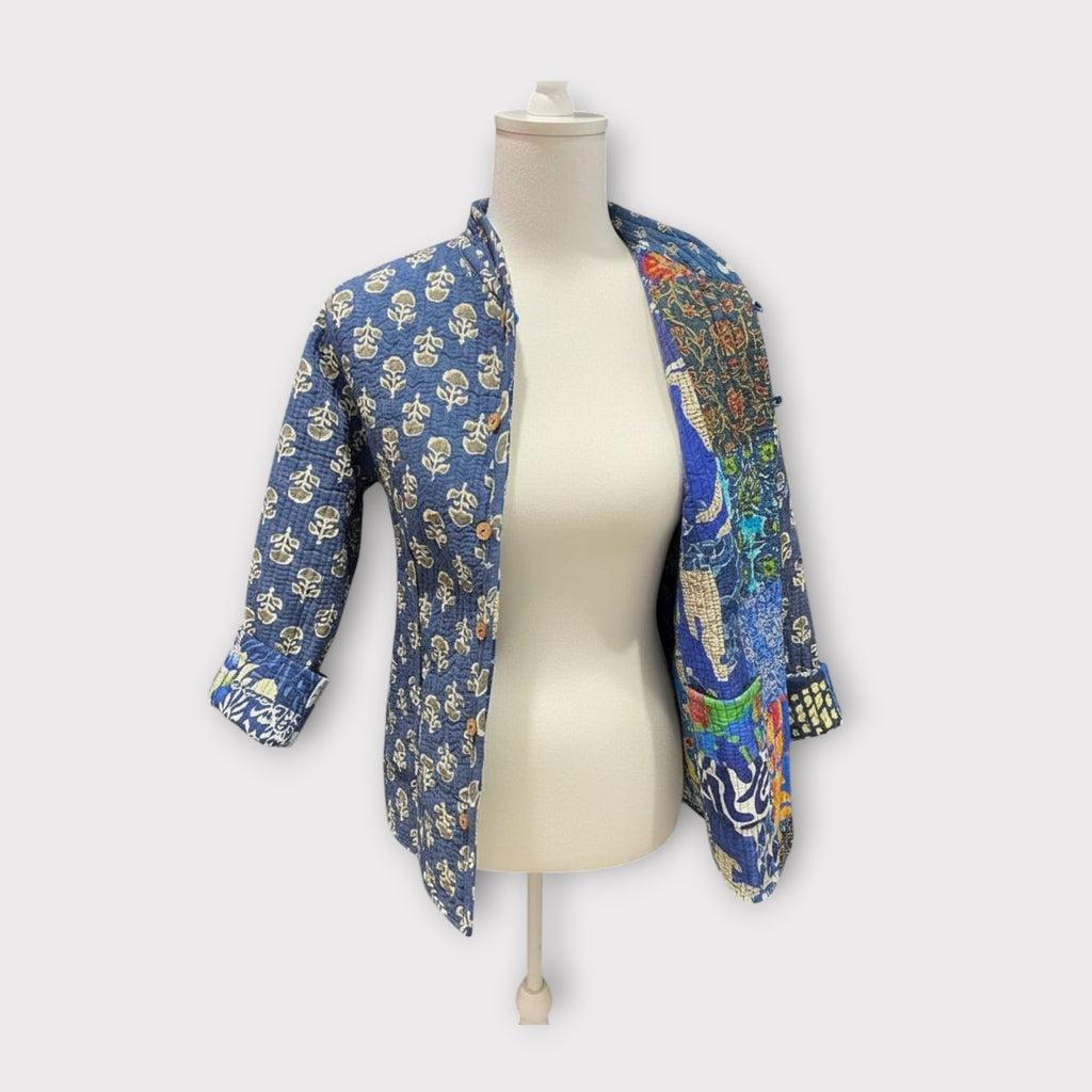 Quilted Jacket - Patchwork/Reversible