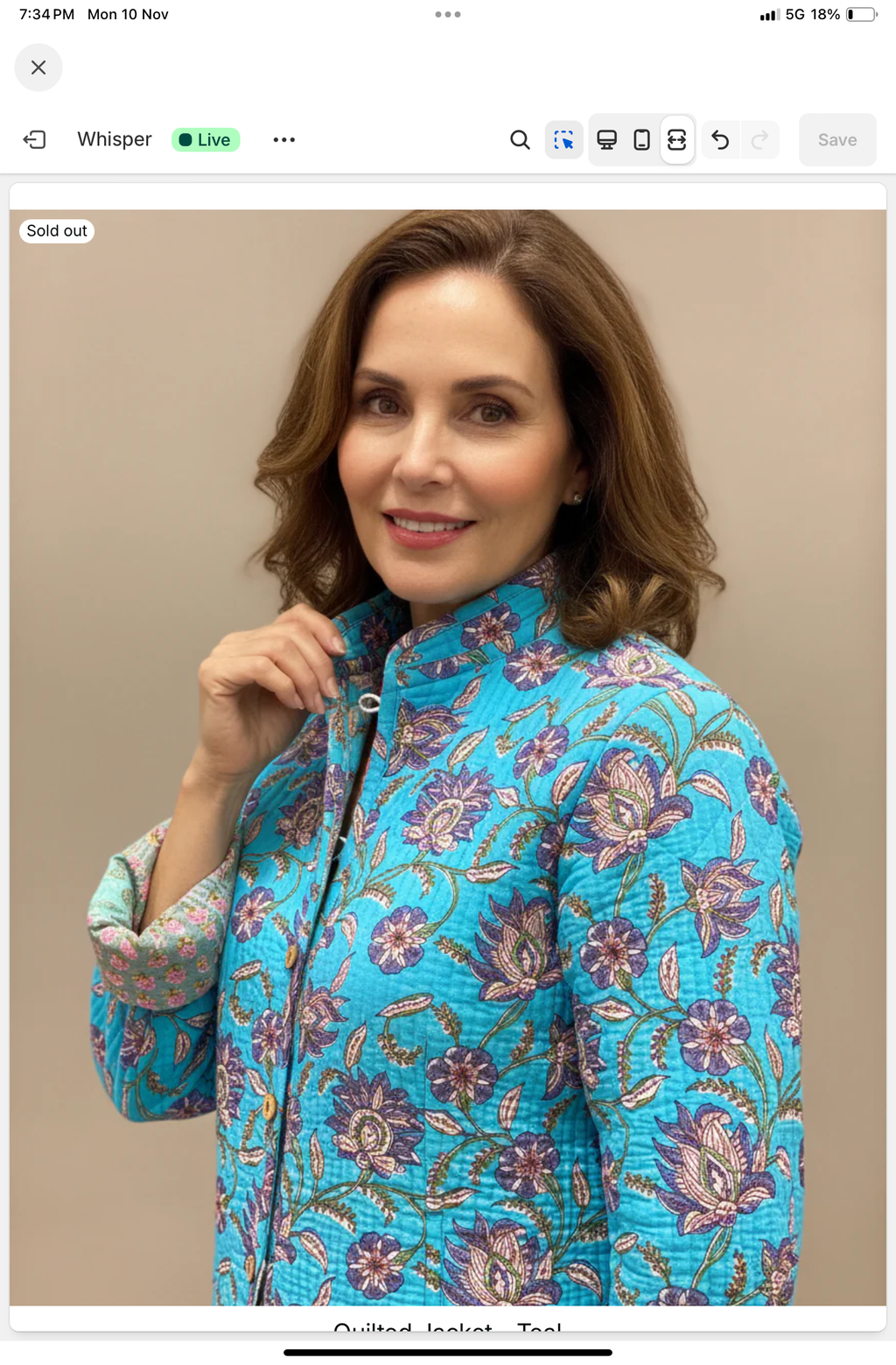 Quilted Jacket - Patchwork/Reversible