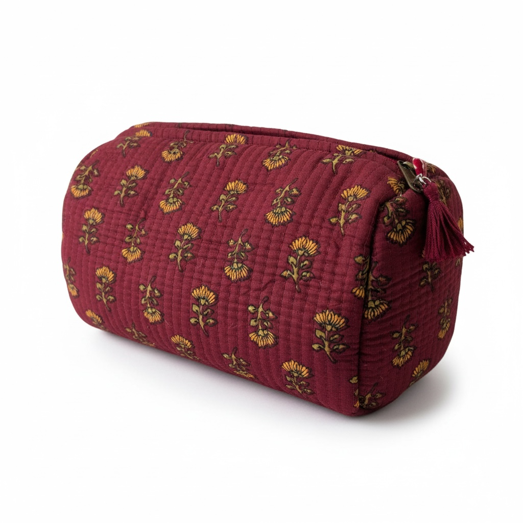 Cosmetic Pouch – One-of-a-Kind Designs (New Jaipur Batch)