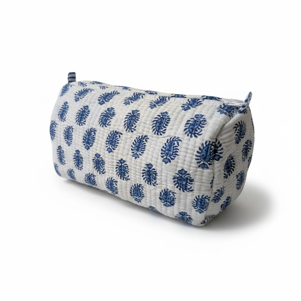 Cosmetic Pouch – One-of-a-Kind Designs (New Jaipur Batch)