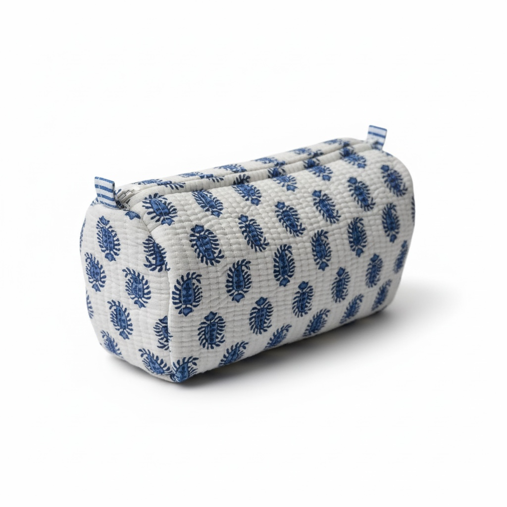 Cosmetic Pouch – One-of-a-Kind Designs (New Jaipur Batch)