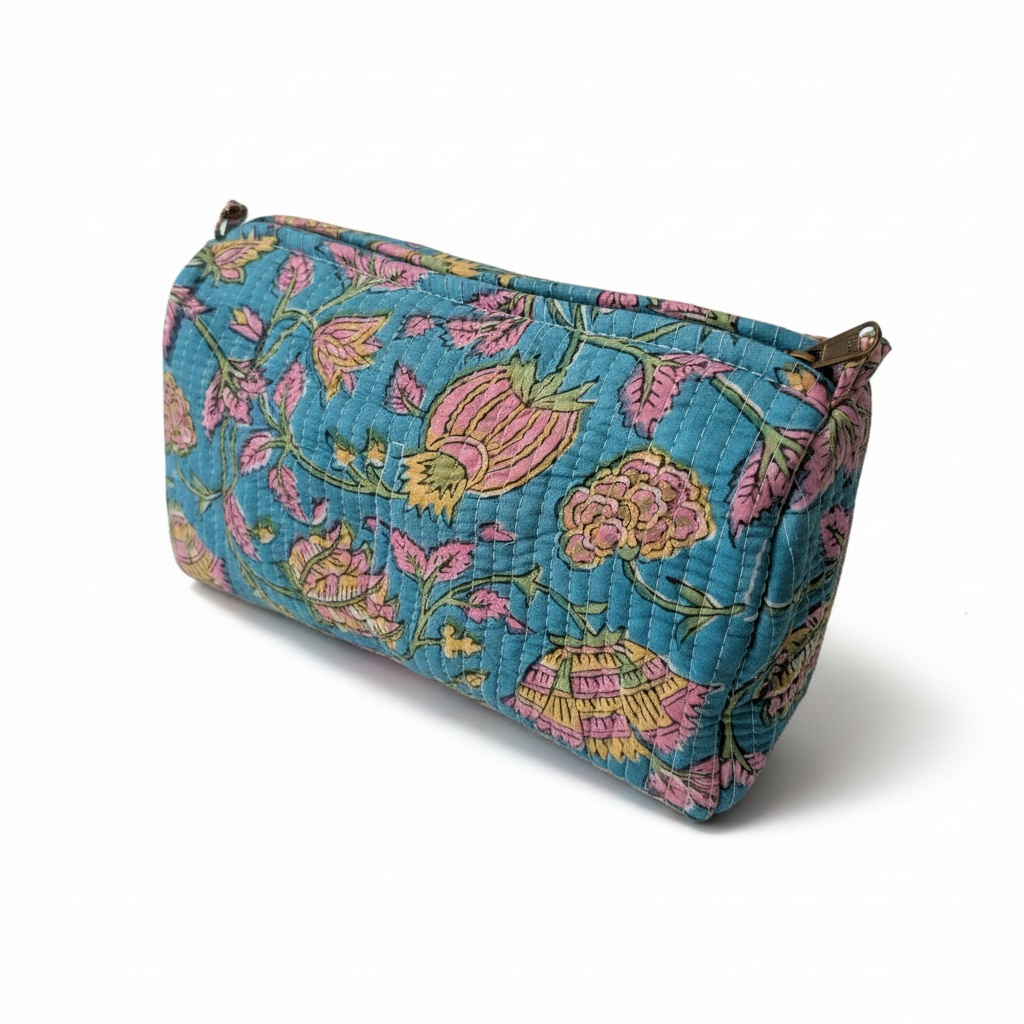 Cosmetic Pouch – One-of-a-Kind Designs (New Jaipur Batch)