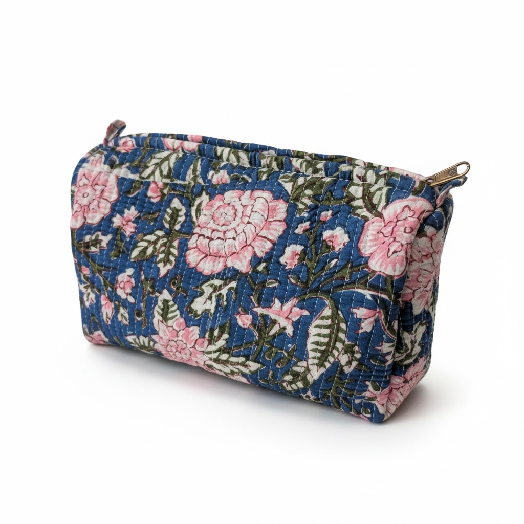 Cosmetic Pouch – One-of-a-Kind Designs (New Jaipur Batch)