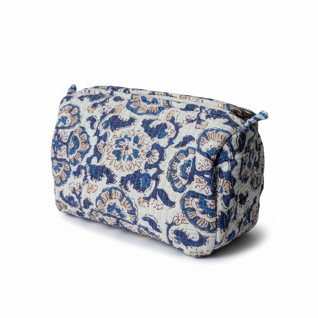 Cosmetic Pouch – One-of-a-Kind Designs (New Jaipur Batch)