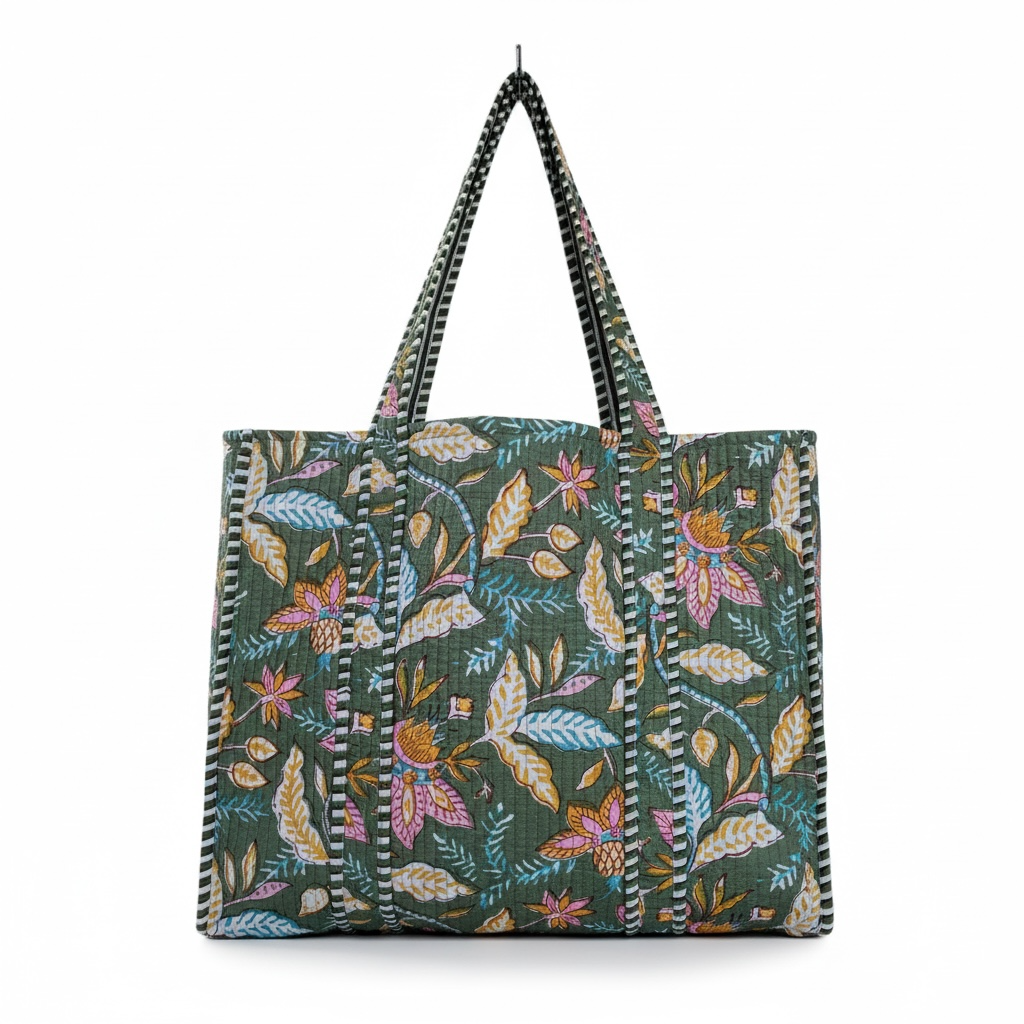 Reversible Quilted Tote - **Latest Drop**