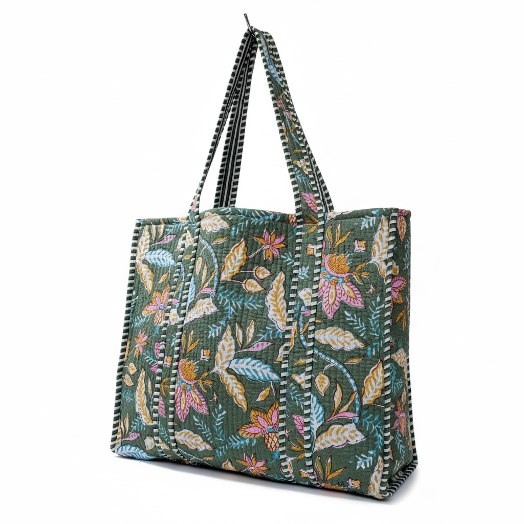 Reversible Quilted Tote - **Latest Drop**