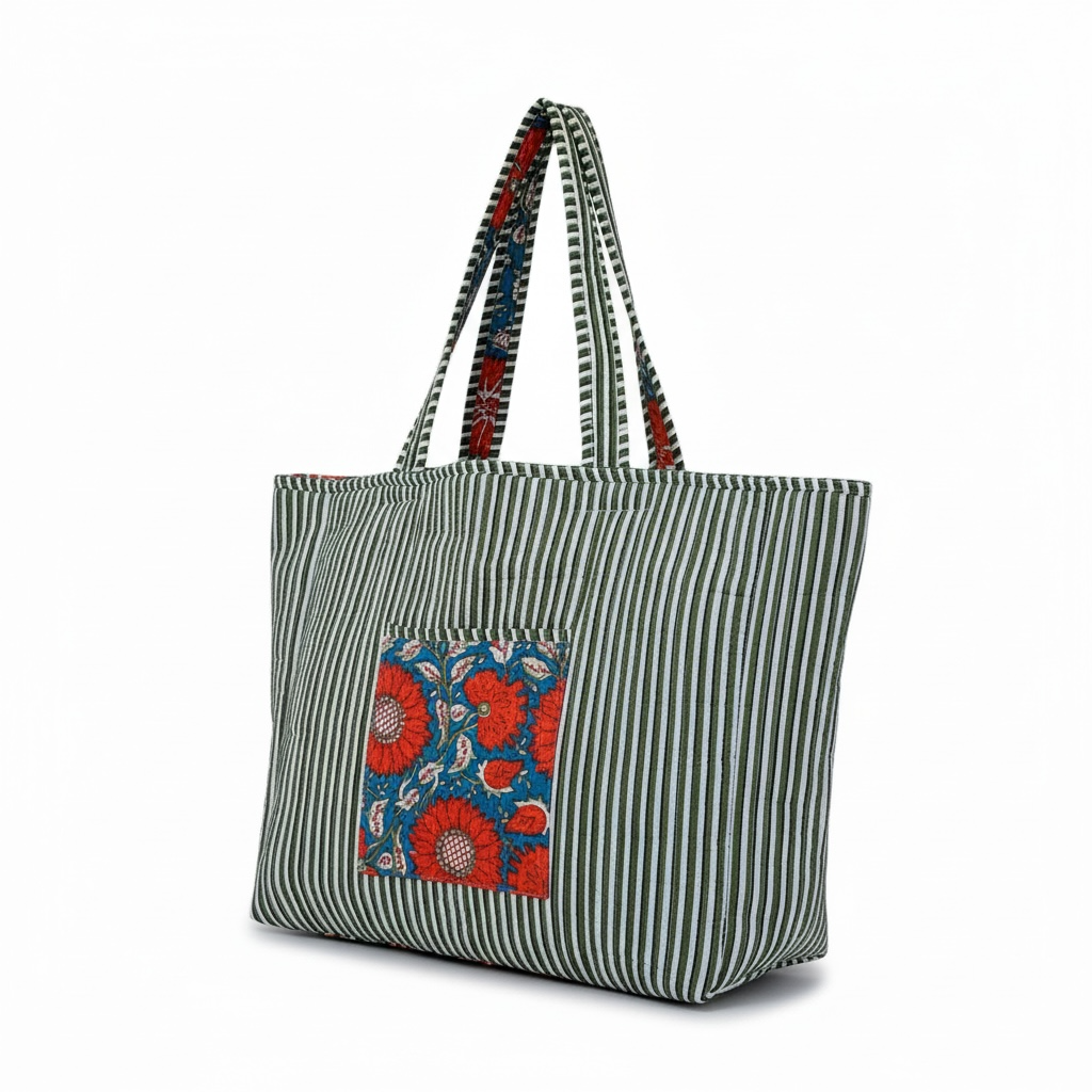Reversible Quilted Tote - **Latest Drop**
